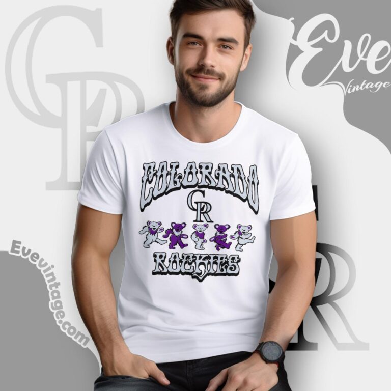 Dancing Bears Colorado Rockies Grateful Dead Shirt T Shirt Dancing Bears Colorado Rockies Grateful Dead Shirt T Shirt