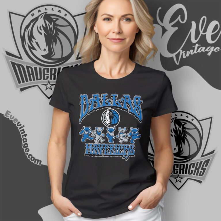 Dancing Bears Dallas Mavericks Grateful Dead Shirt Women T Shirt Dancing Bears Dallas Mavericks Grateful Dead Shirt Women T Shirt