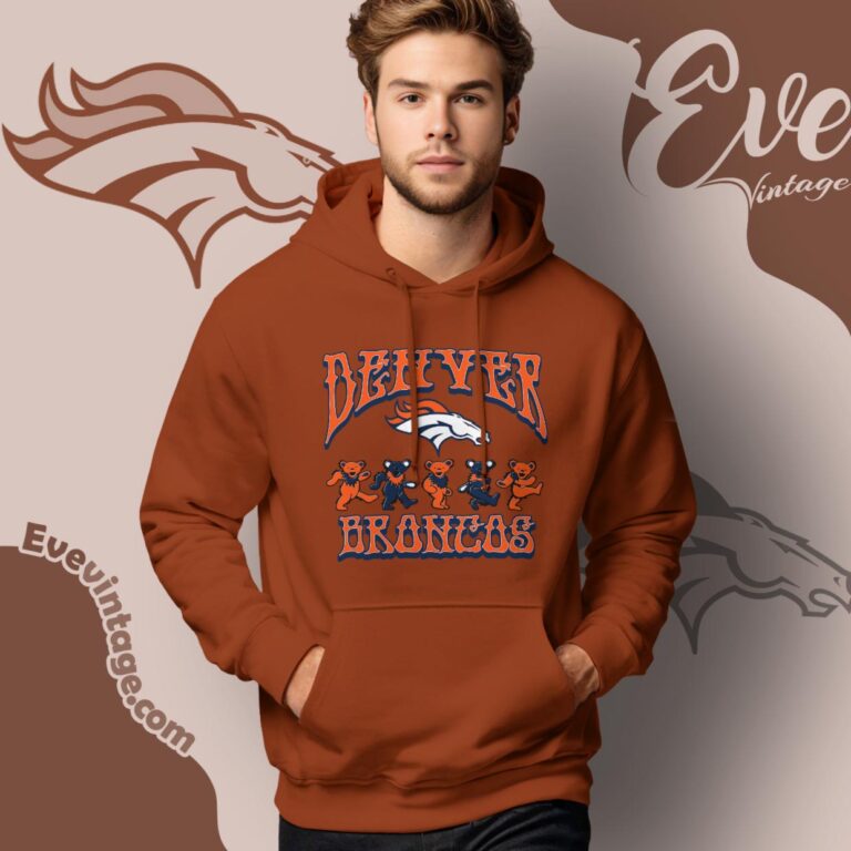 Dancing Bears Denver Broncos Grateful Dead Shirt Hoodie Dancing Bears Denver Broncos Grateful Dead Shirt Hoodie