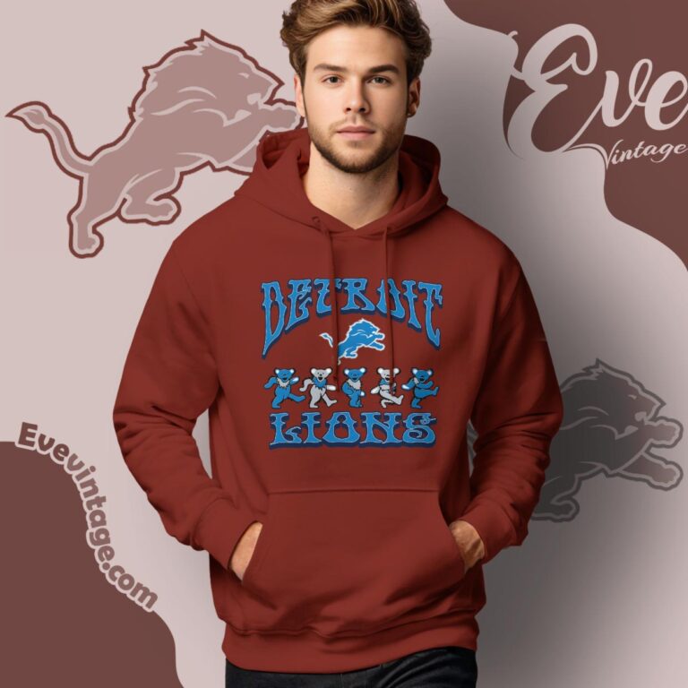 Dancing Bears Detroit Lions Grateful Dead Shirt Hoodie Dancing Bears Detroit Lions Grateful Dead Shirt Hoodie