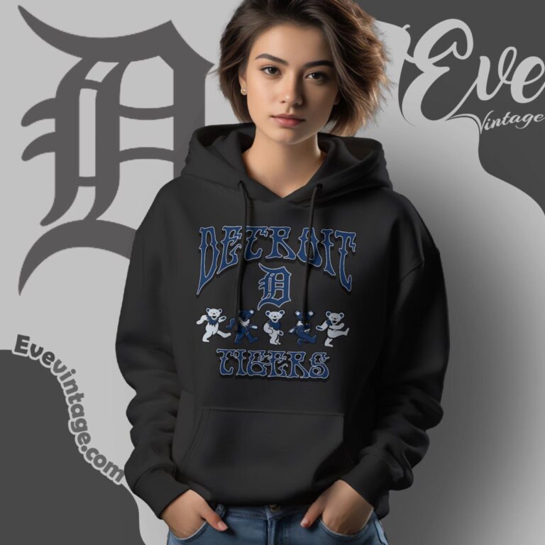 Dancing Bears Detroit Tigers Grateful Dead Shirt Hoodie Dancing Bears Detroit Tigers Grateful Dead Shirt Hoodie
