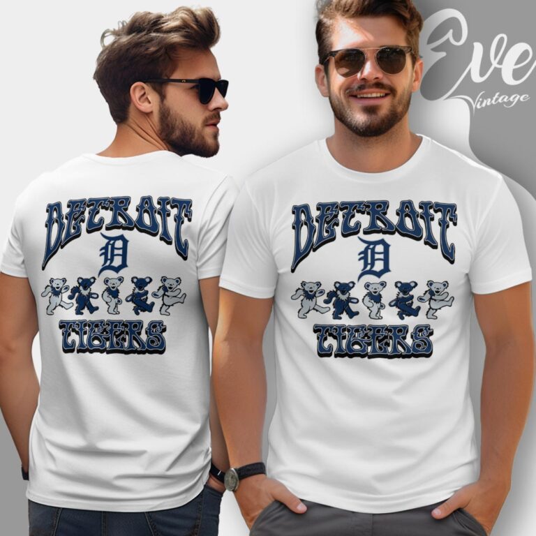 Dancing Bears Detroit Tigers Grateful Dead Shirt T Shirt Dancing Bears Detroit Tigers Grateful Dead Shirt T Shirt