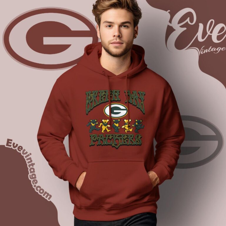 Dancing Bears Green Bay Packers Grateful Dead Shirt Hoodie Dancing Bears Green Bay Packers Grateful Dead Shirt Hoodie