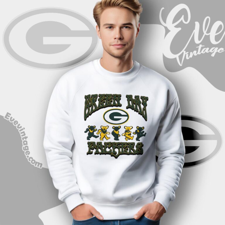 Dancing Bears Green Bay Packers Grateful Dead Shirt Sweatshirt Dancing Bears Green Bay Packers Grateful Dead Shirt Sweatshirt