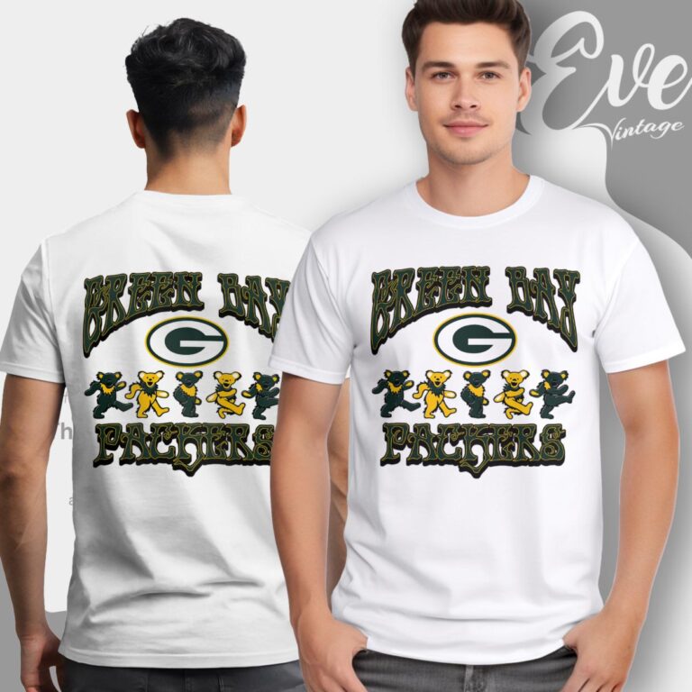 Dancing Bears Green Bay Packers Grateful Dead Shirt T Shirt Dancing Bears Green Bay Packers Grateful Dead Shirt T Shirt