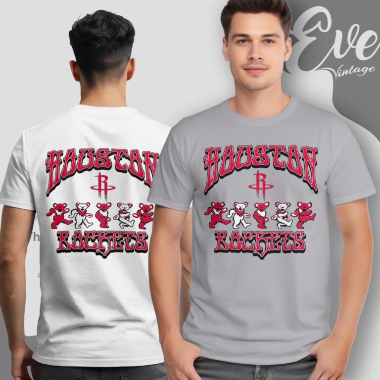 Dancing Bears Houston Rockets Grateful Dead Shirt T Shirt Dancing Bears Houston Rockets Grateful Dead Shirt T Shirt