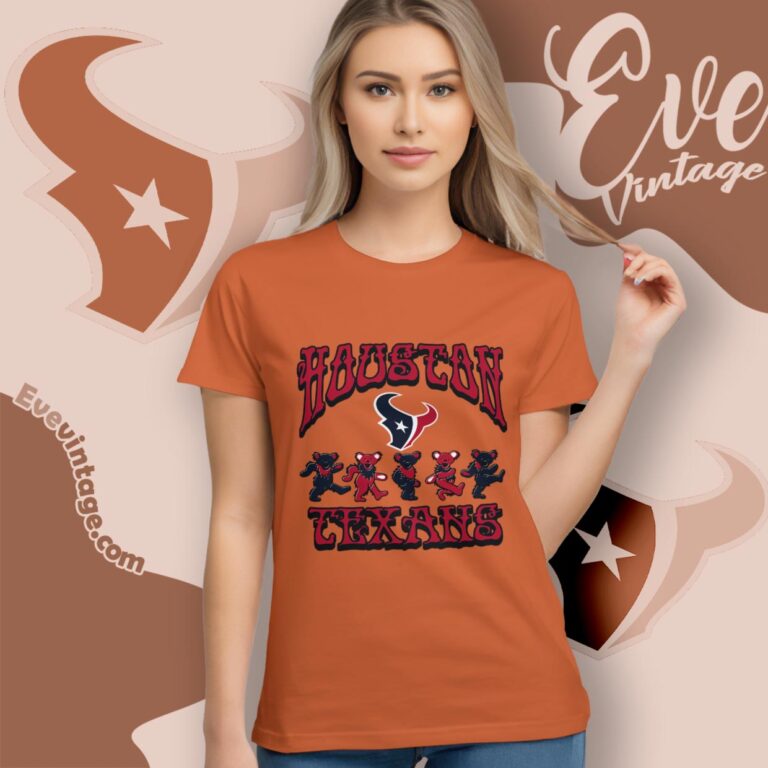 Dancing Bears Houston Texans Grateful Dead Shirt Women T Shirt Dancing Bears Houston Texans Grateful Dead Shirt Women T Shirt