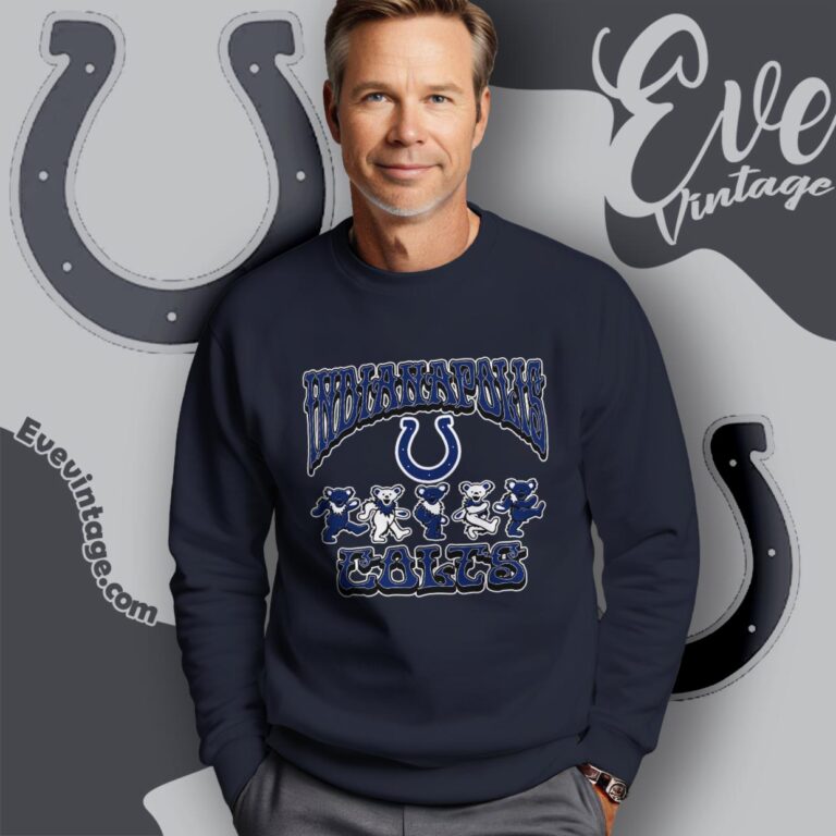 Dancing Bears Indianapolis Colts Grateful Dead Shirt Sweatshirt Dancing Bears Indianapolis Colts Grateful Dead Shirt Sweatshirt