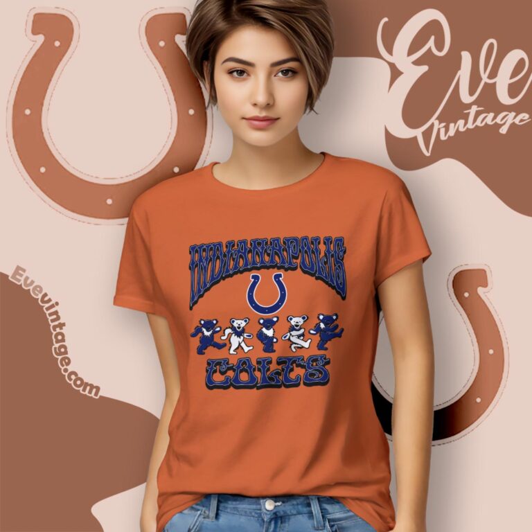 Dancing Bears Indianapolis Colts Grateful Dead Shirt Women T Shirt Dancing Bears Indianapolis Colts Grateful Dead Shirt Women T Shirt