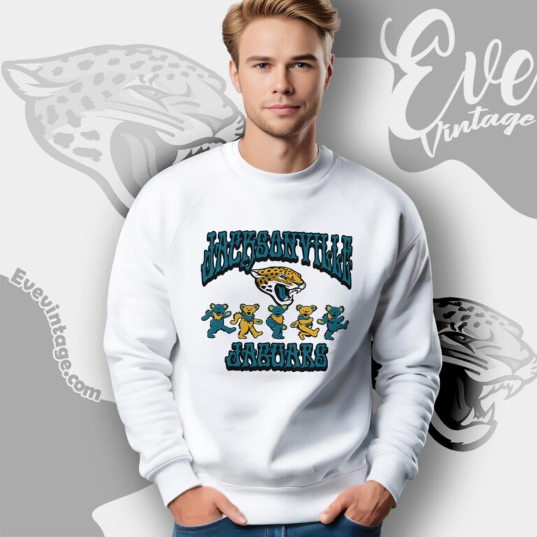 Dancing Bears Jacksonville Jaguars Grateful Dead Shirt Sweatshirt Dancing Bears Jacksonville Jaguars Grateful Dead Shirt Sweatshirt
