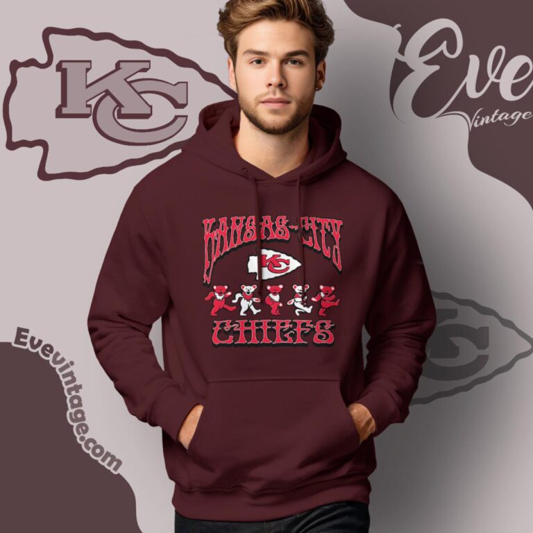 Dancing Bears Kansas City Chiefs Grateful Dead Shirt Hoodie Dancing Bears Kansas City Chiefs Grateful Dead Shirt Hoodie