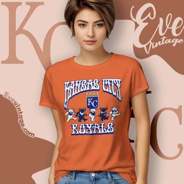 Dancing Bears Kansas City Royals Grateful Dead Shirt Women T Shirt Dancing Bears Kansas City Royals Grateful Dead Shirt Women T Shirt