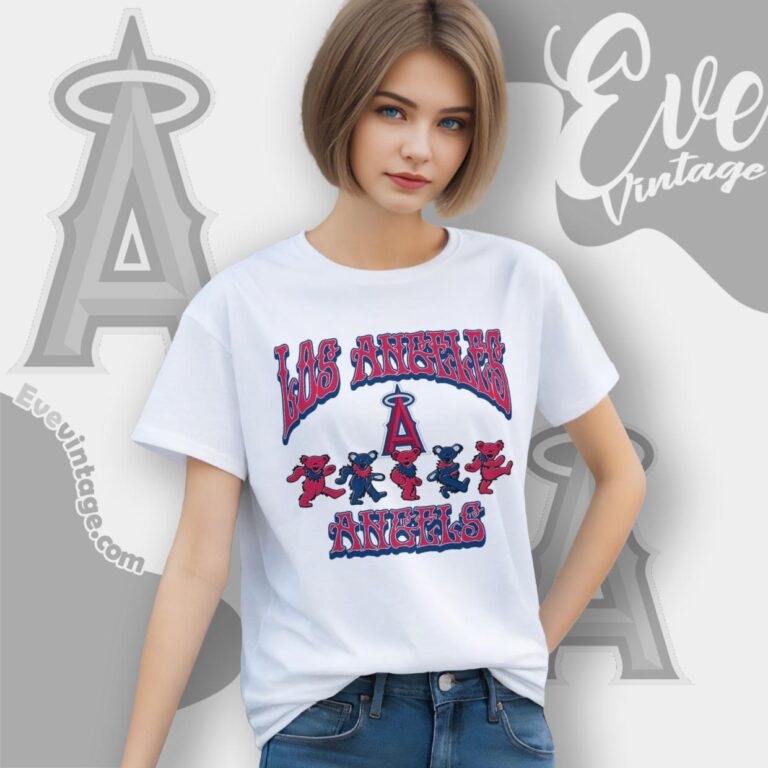 Dancing Bears Los Angeles Angels Grateful Dead Shirt Women T Shirt Dancing Bears Los Angeles Angels Grateful Dead Shirt Women T Shirt