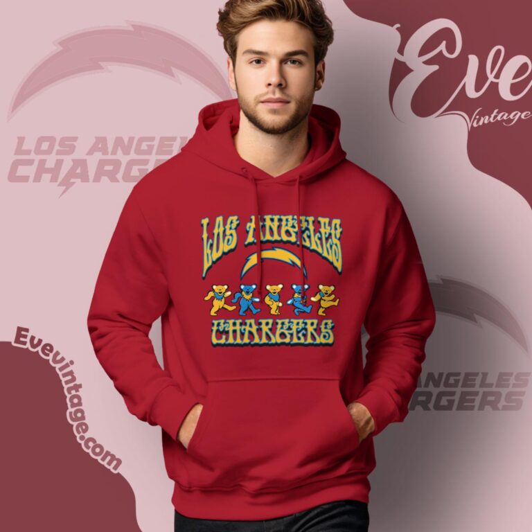 Dancing Bears Los Angeles Chargers Grateful Dead Shirt Hoodie Dancing Bears Los Angeles Chargers Grateful Dead Shirt Hoodie