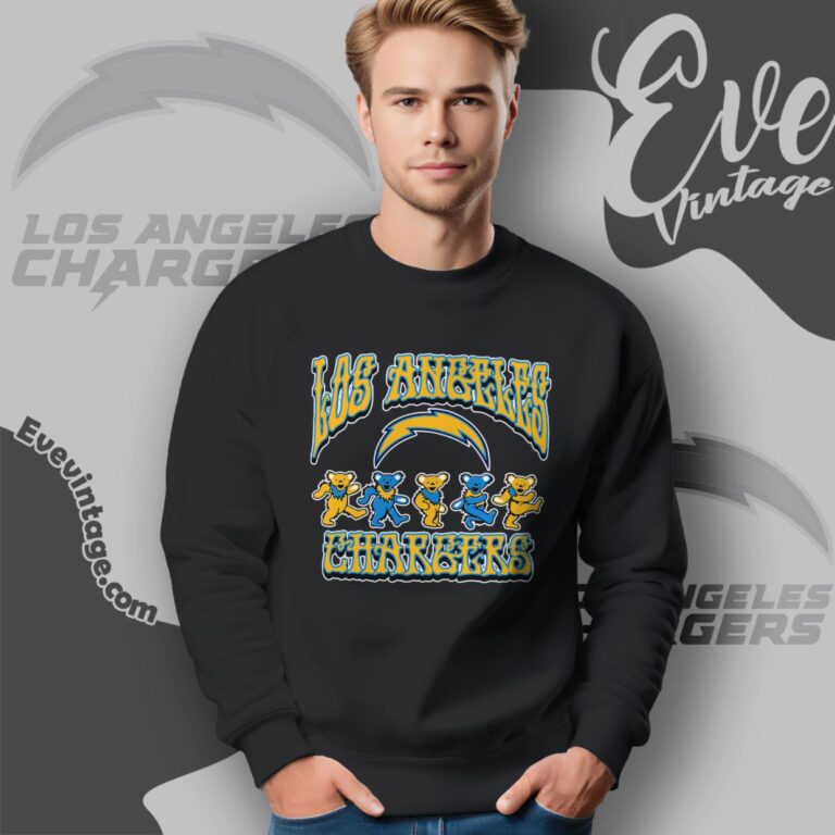 Dancing Bears Los Angeles Chargers Grateful Dead Shirt Sweatshirt Dancing Bears Los Angeles Chargers Grateful Dead Shirt Sweatshirt