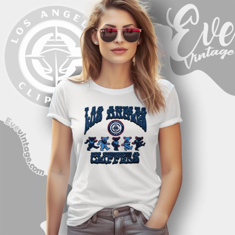 Dancing Bears Los Angeles Clippers Grateful Dead Shirt Women T Shirt Dancing Bears Los Angeles Clippers Grateful Dead Shirt Women T Shirt