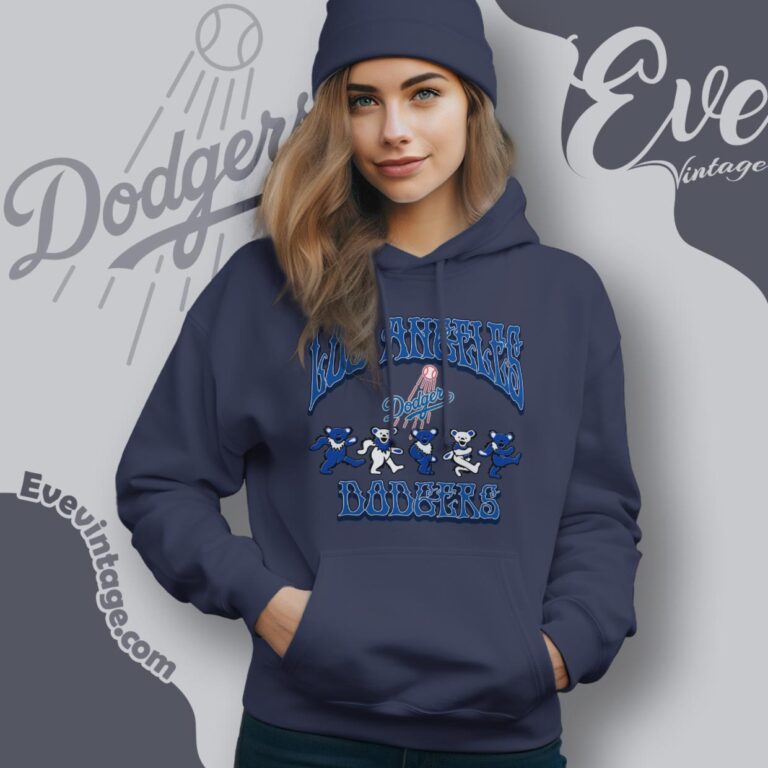 Dancing Bears Los Angeles Dodgers Grateful Dead Shirt Hoodie Dancing Bears Los Angeles Dodgers Grateful Dead Shirt Hoodie