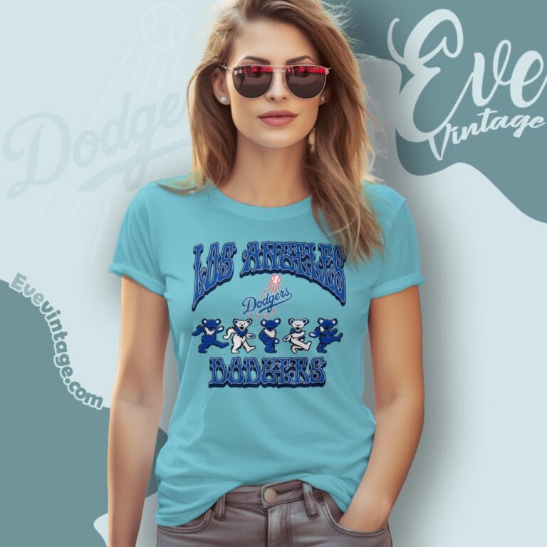 Dancing Bears Los Angeles Dodgers Grateful Dead Shirt Women T Shirt Dancing Bears Los Angeles Dodgers Grateful Dead Shirt Women T Shirt