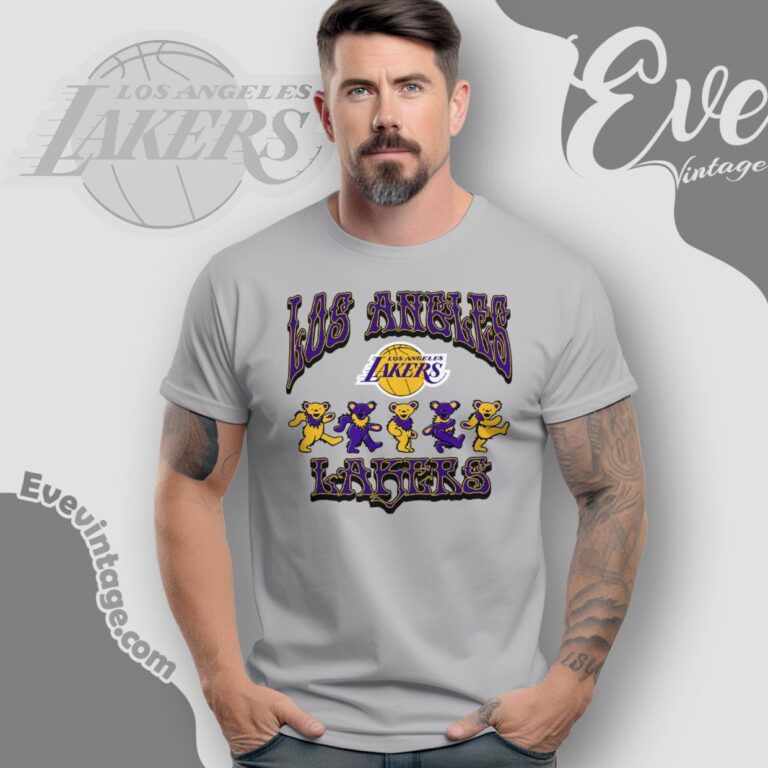 Dancing Bears Los Angeles Lakers Grateful Dead Shirt T Shirt Dancing Bears Los Angeles Lakers Grateful Dead Shirt T Shirt