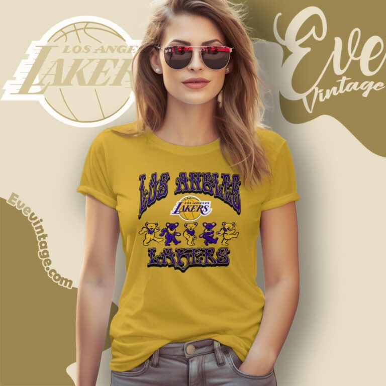 Dancing Bears Los Angeles Lakers Grateful Dead Shirt Women T Shirt Dancing Bears Los Angeles Lakers Grateful Dead Shirt Women T Shirt
