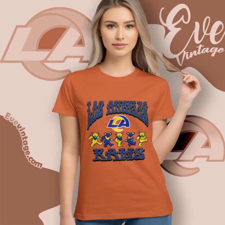 Dancing Bears Los Angeles Rams Grateful Dead Shirt Women T Shirt Dancing Bears Los Angeles Rams Grateful Dead Shirt Women T Shirt