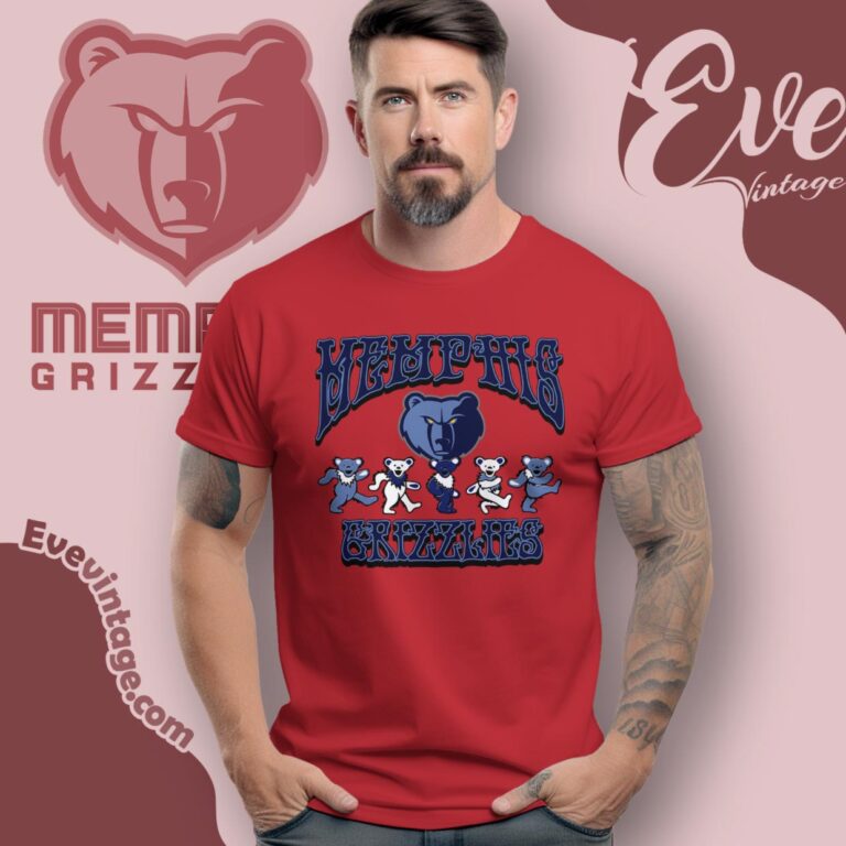 Dancing Bears Memphis Grizzlies Grateful Dead Shirt T Shirt Dancing Bears Memphis Grizzlies Grateful Dead Shirt T Shirt