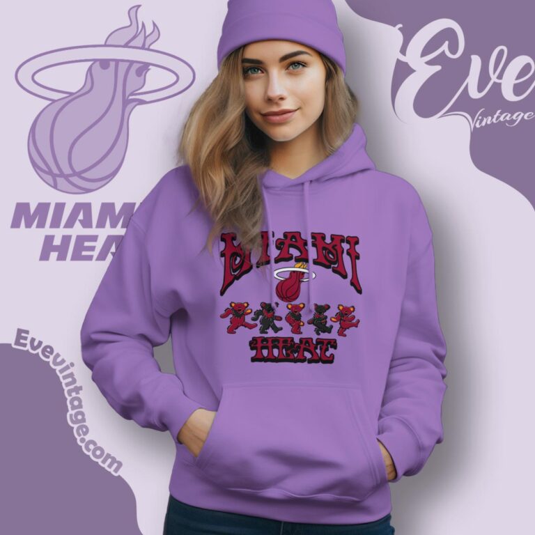 Dancing Bears Miami Heat Grateful Dead Shirt Hoodie Dancing Bears Miami Heat Grateful Dead Shirt Hoodie