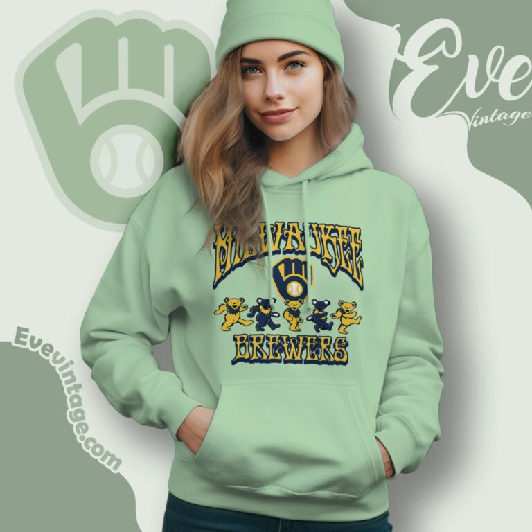 Dancing Bears Milwaukee Brewers Grateful Dead Shirt Hoodie Dancing Bears Milwaukee Brewers Grateful Dead Shirt Hoodie