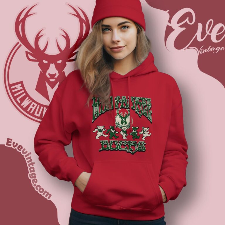 Dancing Bears Milwaukee Bucks Grateful Dead Shirt Hoodie Dancing Bears Milwaukee Bucks Grateful Dead Shirt Hoodie