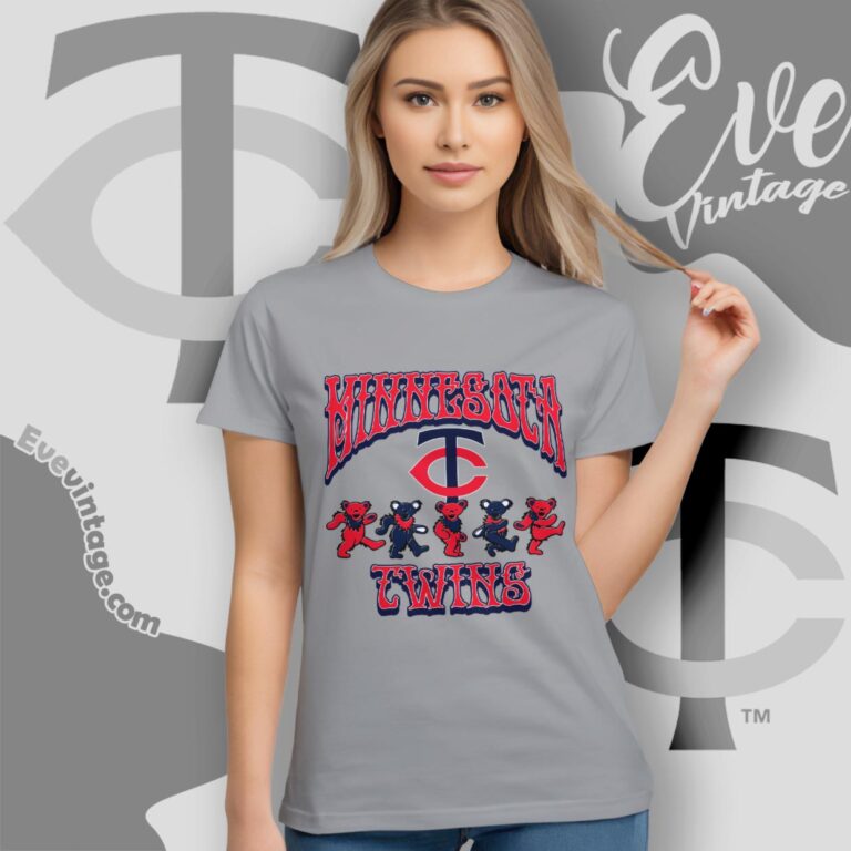 Dancing Bears Minnesota Twins Grateful Dead Shirt Women T Shirt Dancing Bears Minnesota Twins Grateful Dead Shirt Women T Shirt