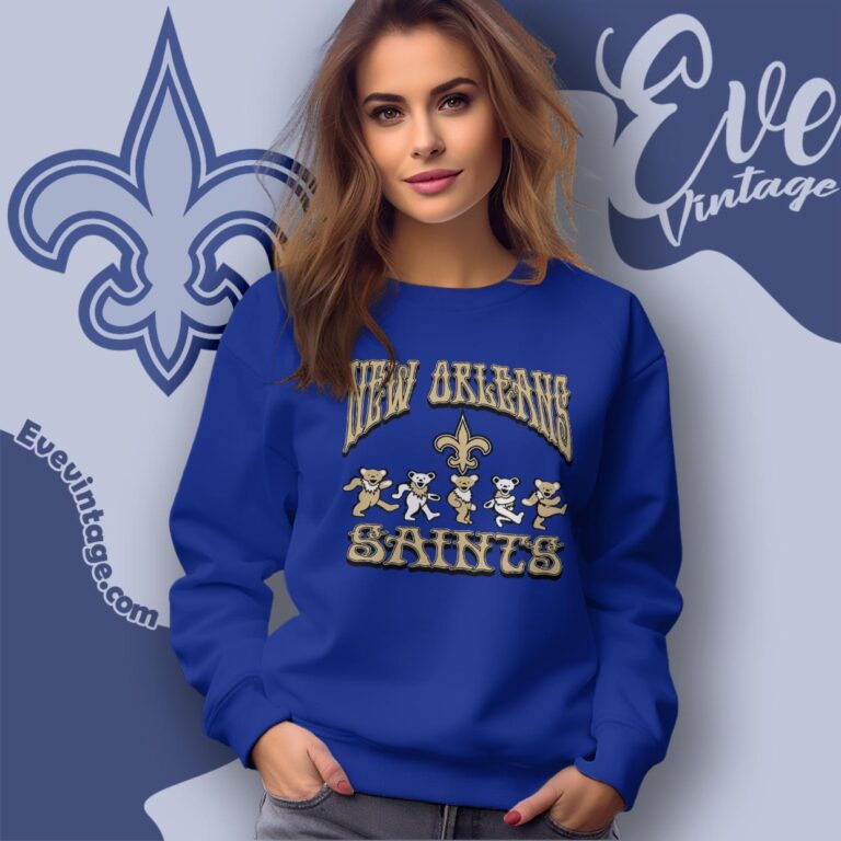 Dancing Bears New Orleans Saints Grateful Dead Shirt Sweatshirt Dancing Bears New Orleans Saints Grateful Dead Shirt Sweatshirt