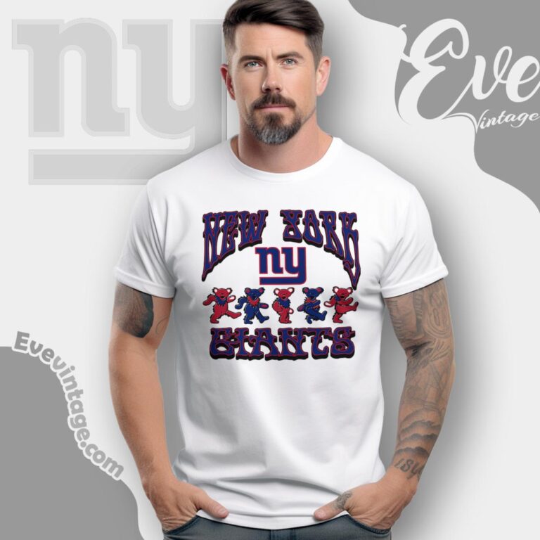 Dancing Bears New York Giants Grateful Dead Shirt T Shirt Dancing Bears New York Giants Grateful Dead Shirt T Shirt