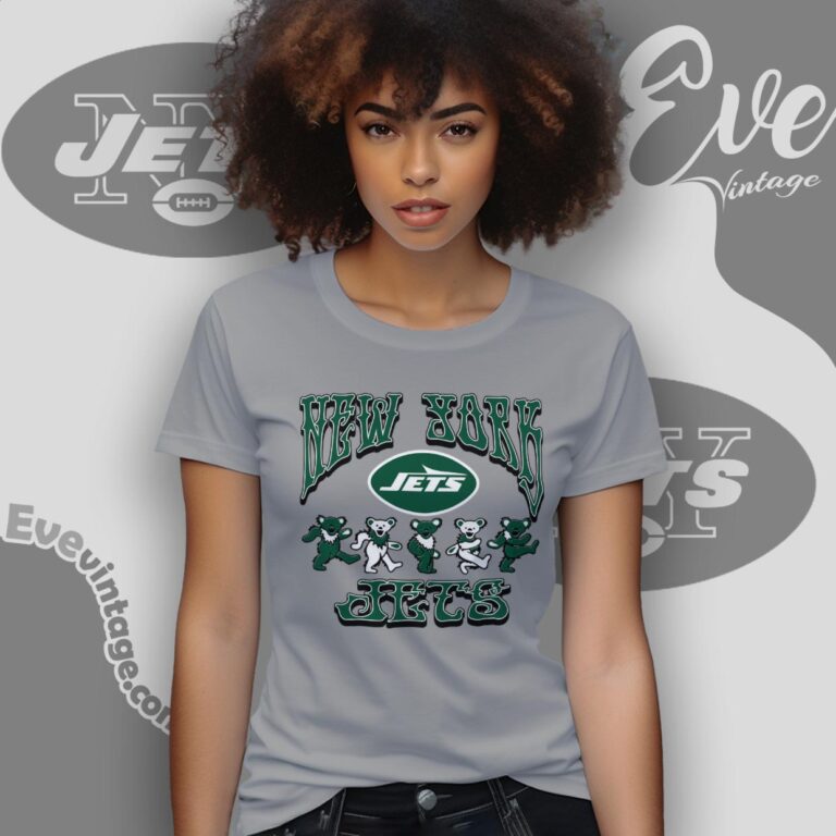 Dancing Bears New York Jets Grateful Dead Shirt Women T Shirt Dancing Bears New York Jets Grateful Dead Shirt Women T Shirt