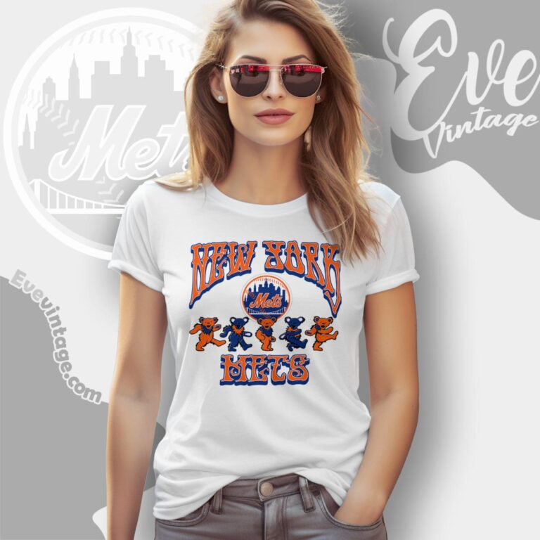 Dancing Bears New York Mets Grateful Dead Shirt Women T Shirt Dancing Bears New York Mets Grateful Dead Shirt Women T Shirt