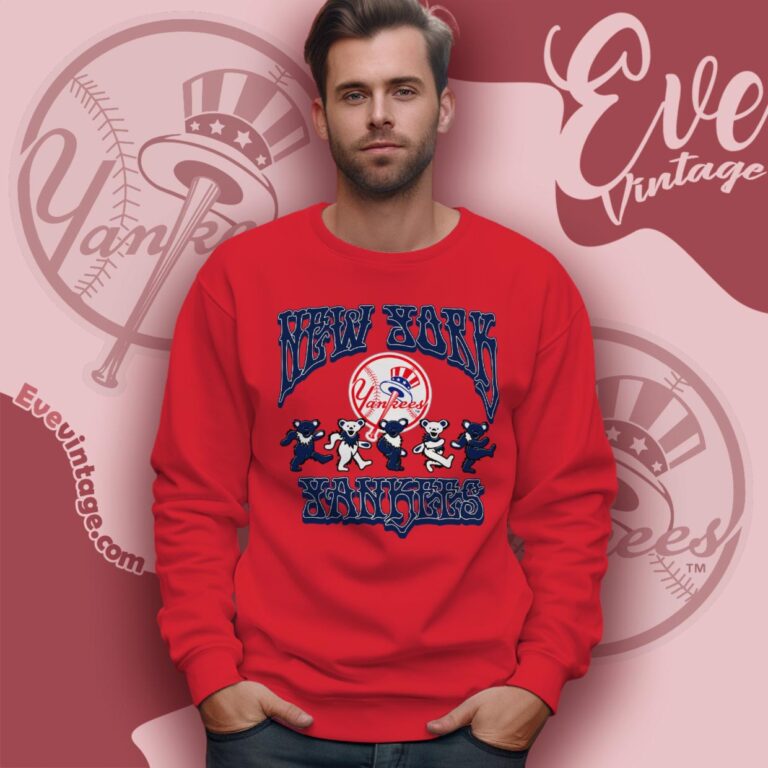 Dancing Bears New York Yankees Grateful Dead Shirt Sweatshirt Dancing Bears New York Yankees Grateful Dead Shirt Sweatshirt