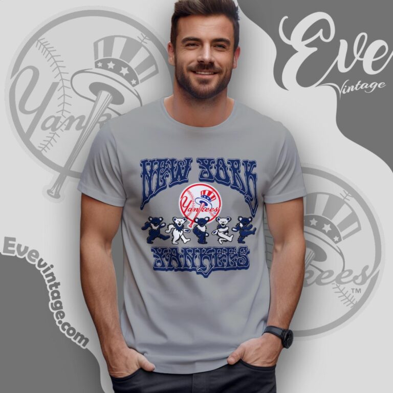 Dancing Bears New York Yankees Grateful Dead Shirt T Shirt Dancing Bears New York Yankees Grateful Dead Shirt T Shirt