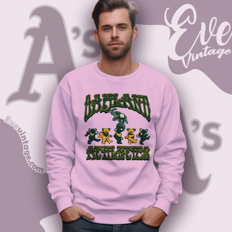 Dancing Bears Oakland Athletics Grateful Dead Shirt Sweatshirt Dancing Bears Oakland Athletics Grateful Dead Shirt Sweatshirt