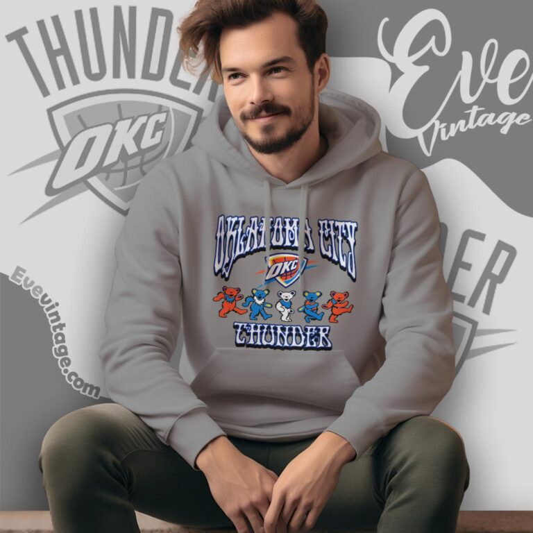 Dancing Bears Oklahoma City Thunder Grateful Dead Shirt Hoodie Dancing Bears Oklahoma City Thunder Grateful Dead Shirt Hoodie