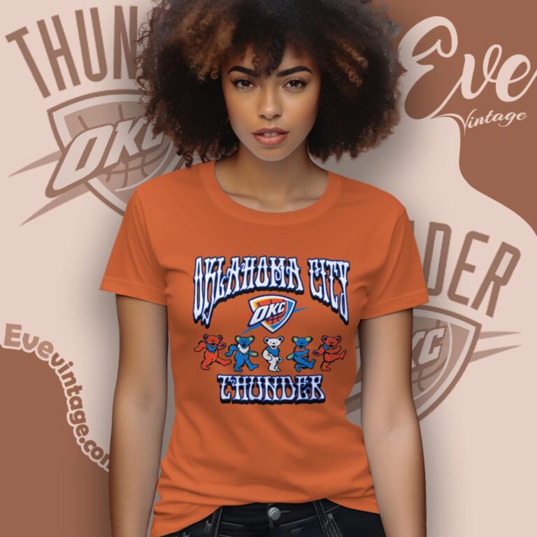 Dancing Bears Oklahoma City Thunder Grateful Dead Shirt Women T Shirt Dancing Bears Oklahoma City Thunder Grateful Dead Shirt Women T Shirt