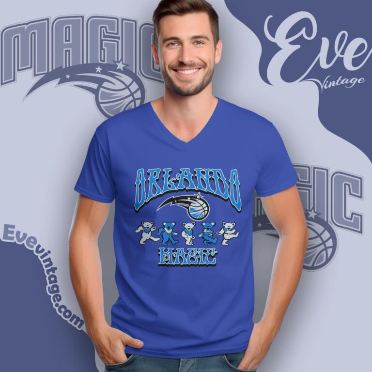Dancing Bears Orlando Magic Grateful Dead Shirt V Neck TShirt Dancing Bears Orlando Magic Grateful Dead Shirt V Neck TShirt