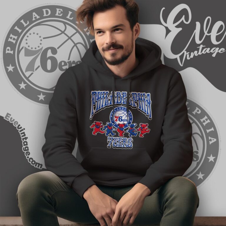 Dancing Bears Philadelphia 76ers Grateful Dead Shirt Hoodie Dancing Bears Philadelphia 76ers Grateful Dead Shirt Hoodie