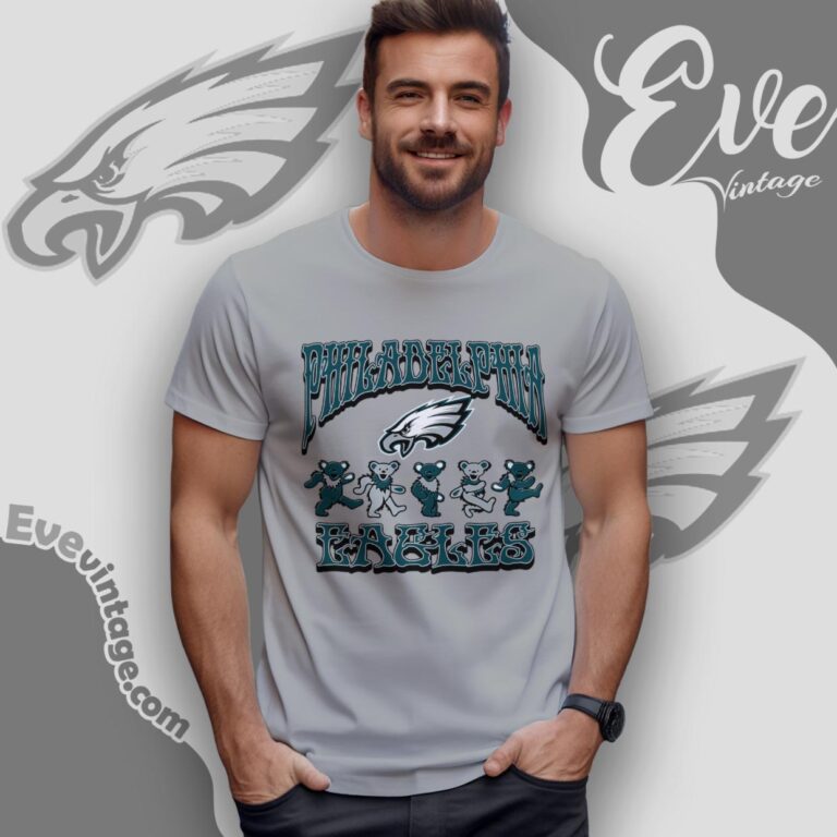 Dancing Bears Philadelphia Eagles Grateful Dead Shirt T Shirt Dancing Bears Philadelphia Eagles Grateful Dead Shirt T Shirt