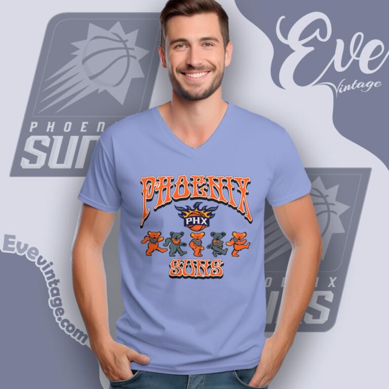 Dancing Bears Phoenix Suns Grateful Dead Shirt V Neck TShirt Dancing Bears Phoenix Suns Grateful Dead Shirt V Neck TShirt