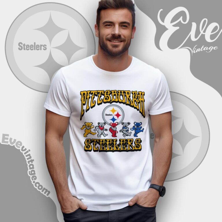 Dancing Bears Pittsburgh Steelers Grateful Dead Shirt T Shirt Dancing Bears Pittsburgh Steelers Grateful Dead Shirt T Shirt
