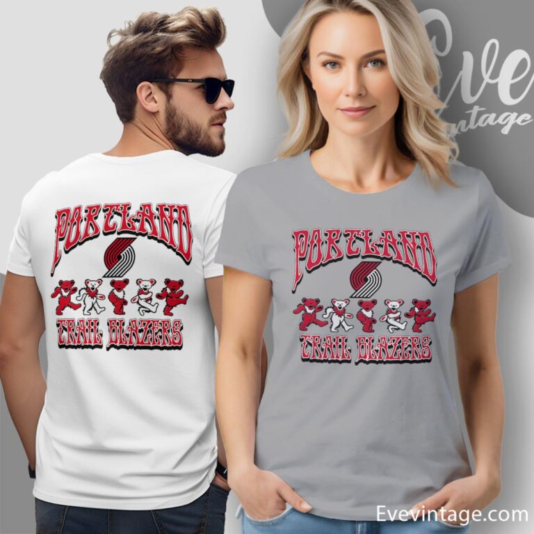 Dancing Bears Portland Trail Blazers Grateful Dead Shirt Women T Shirt Dancing Bears Portland Trail Blazers Grateful Dead Shirt Women T Shirt