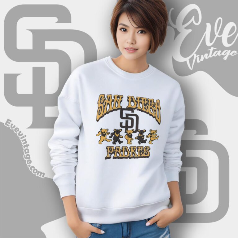 Dancing Bears San Diego Padres Grateful Dead Shirt Sweatshirt Dancing Bears San Diego Padres Grateful Dead Shirt Sweatshirt