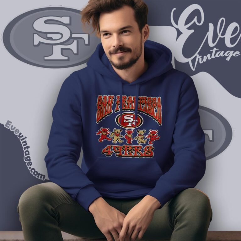 Dancing Bears San Francisco 49ers Grateful Dead Shirt Hoodie Dancing Bears San Francisco 49ers Grateful Dead Shirt Hoodie