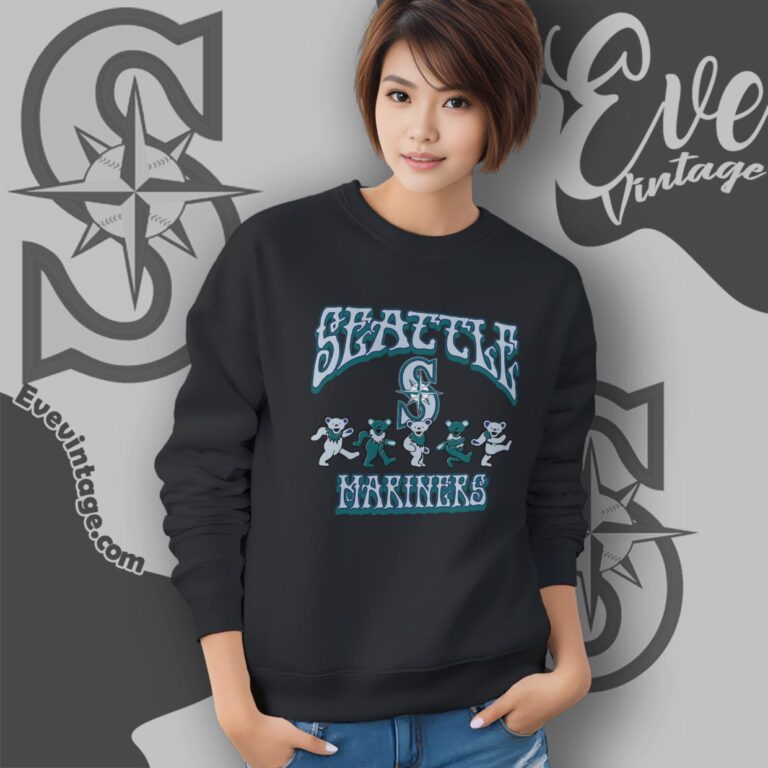 Dancing Bears Seattle Mariners Grateful Dead Shirt Sweatshirt Dancing Bears Seattle Mariners Grateful Dead Shirt Sweatshirt