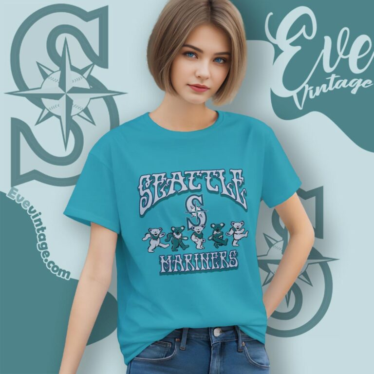 Dancing Bears Seattle Mariners Grateful Dead Shirt Women T Shirt Dancing Bears Seattle Mariners Grateful Dead Shirt Women T Shirt