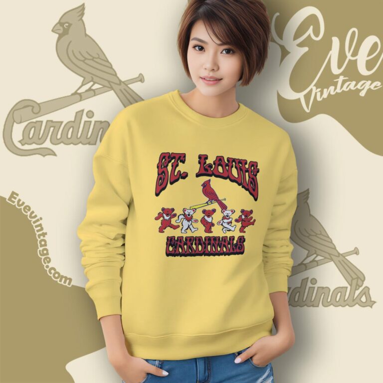 Dancing Bears St Louis Cardinals Grateful Dead Shirt Sweatshirt Dancing Bears St Louis Cardinals Grateful Dead Shirt Sweatshirt